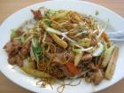 Sliced Pork Chow Mein
