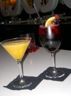 Mango Martini and Dragon’s Blood Sangria