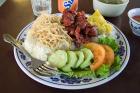 Com Tam Bi Cha Thit Nuong w/ soup.