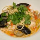 Spicey Seafood Fettuccini