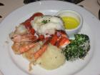 Lobster Tail with Shrimp