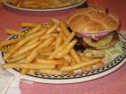 Hawaii 5-0 Turkey Burger and Fries
