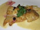 Petrale Sole with Double the Lemon Buerre Blanc and Huckleberries