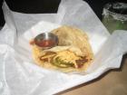 Ground Beef and Pickle Taco