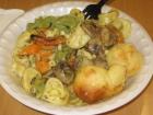 Cheese Tortellini with Shrimp