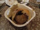 Apple Dumpling with Vanilla Ice Cream