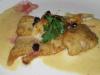 Petrale Sole with Double the Lemon Buerre Blanc and Huckleberries