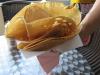 Sandwich Crepe in Pink Paper Cone