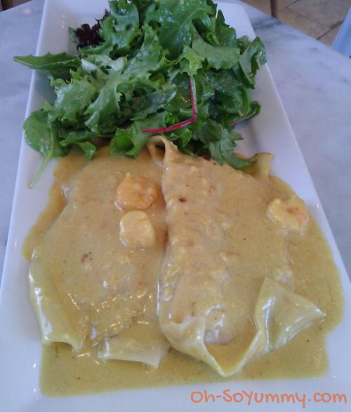 Opera Cafe and Patisserie seafood ravioli