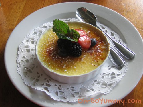McCormick & Schmick's Vanilla Creme Brulee