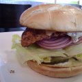 Anny's Fine Burger - Salmon Steak Burger