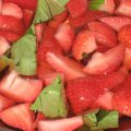 Basil-Marinated Strawberries