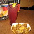 Huckleberry Lemonade & Potato Wedges with Cheese