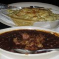 Macaroni & Four Cheeses and Bourbon & Bacon Baked Beans