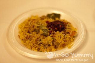 Taste of Downtown 2011 - Royal India saffron rice Taste of Downtown 2011 - Royal India saffron rice