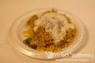 Taste of Downtown 2011 - Royal India saffron rice Taste of Downtown 2011 - Royal India saffron rice