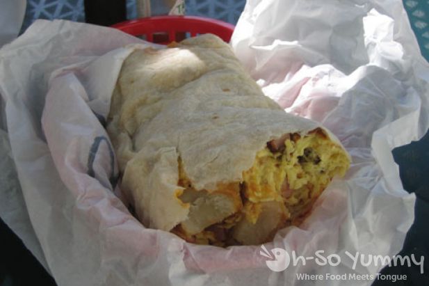 Kono's Cafe Egg Burrito #3