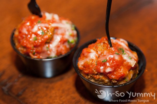 Taste of Downtown 2014 -  farmhouse meatballs at Union Kitchen and Tap