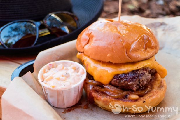 The Westerner Burger from Carnitas Snack Shack during City Beat Burger Week in San Diego