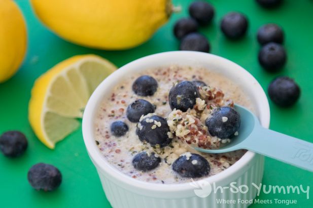 Lemon Blueberry Breakfast Quinoa