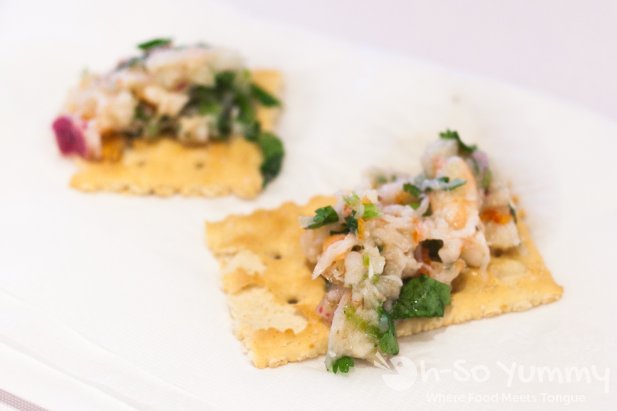 Taste of North Park 2014 - shrimp ceviche at Queen Bees