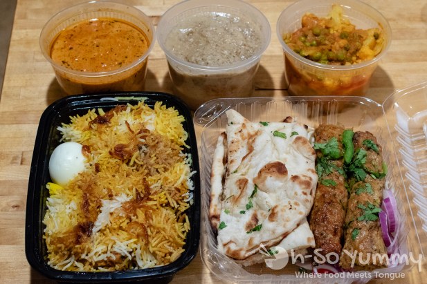 Takeout from Charminar Indian Restaurant in San Diego