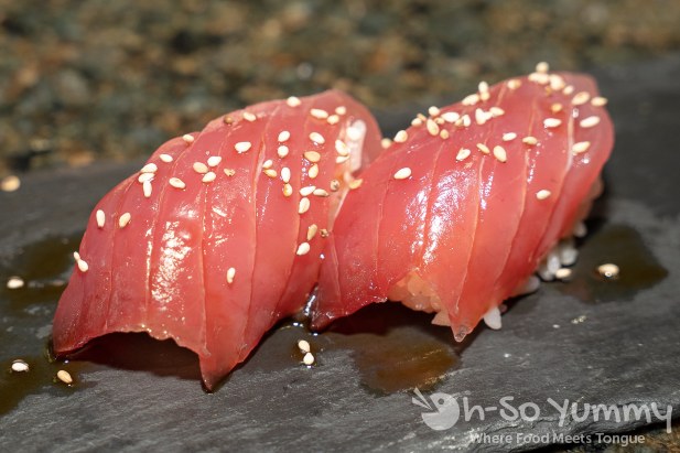 Tuna Nigiri at Wrench and Rodent in Oceanside