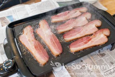 Frying Pork Belly Bacon