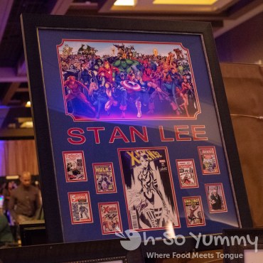 Stan Lee framed art at Chocolate Decadence in Pechanga Resort and Casino