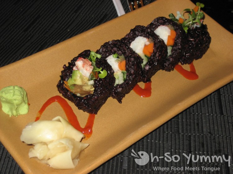 Blackjack sushi roll