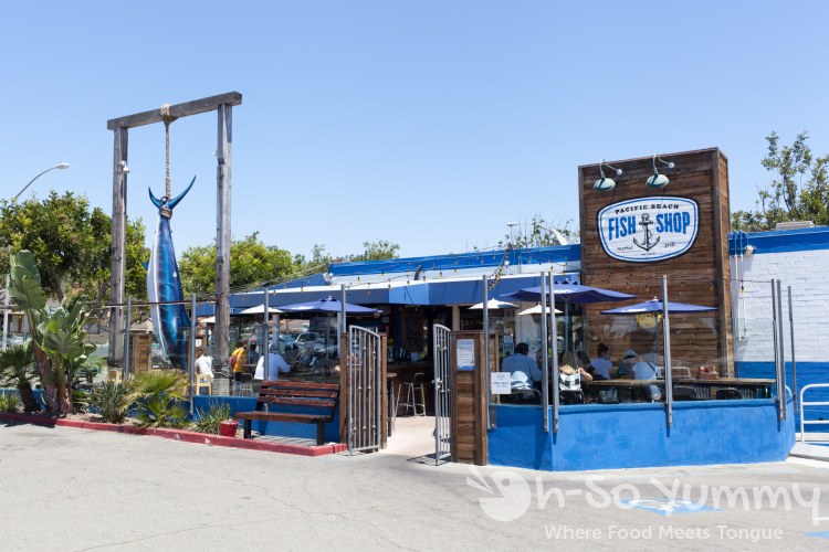 welcome to The Fish Shop in Pacific Beach