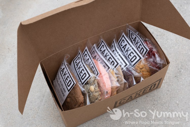 Box of cookies from CAKED