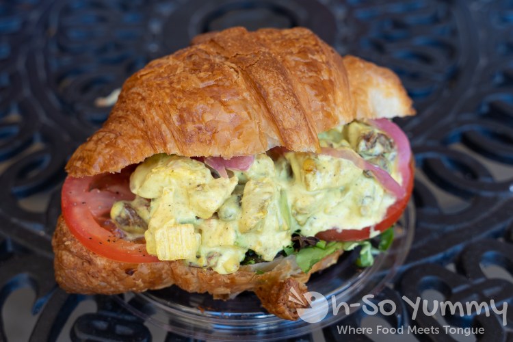 Chicken Curry Sandwich from French Oven bakery in San Diego