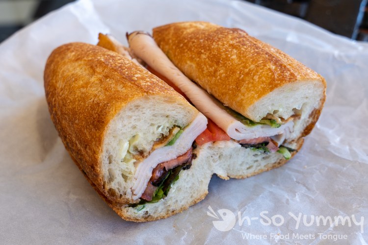 Turkey BLT from French Oven bakery in San Diego