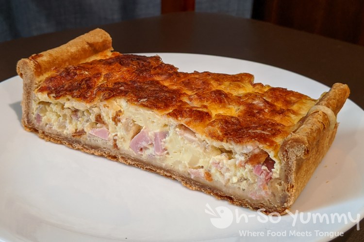 Quiche Lorraine from French Oven bakery in San Diego