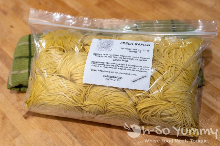 18 servings bag of ramen noodles