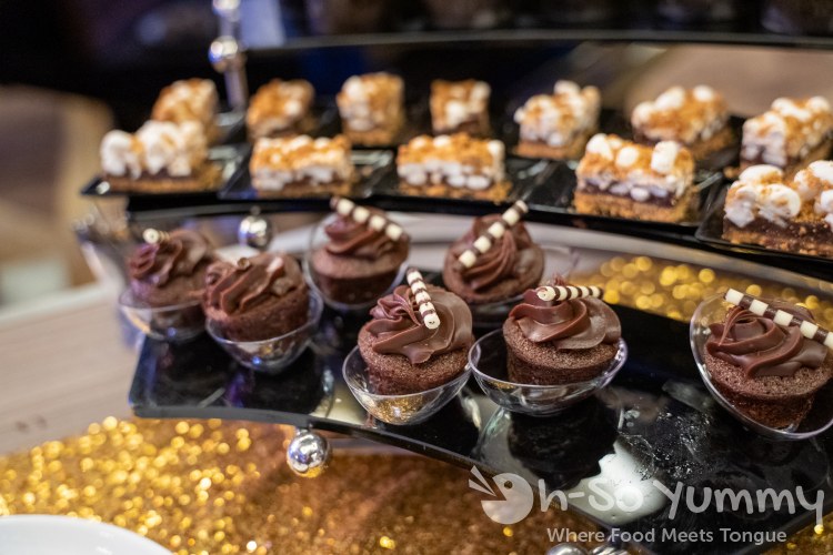 dessert station at Chocolate Decadence in Pechanga Resort and Casino