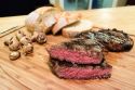Ribeye Steak served medium rare
