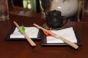 chopsticks and cranes at Yu Me Ya Sake House 